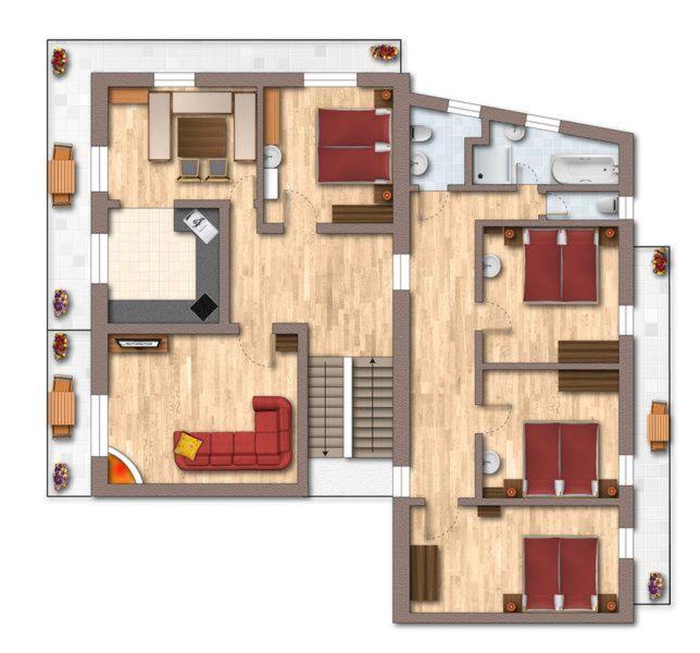 Appartement Andrea Hauser - Riedltischler Zell am Ziller Exterior photo
